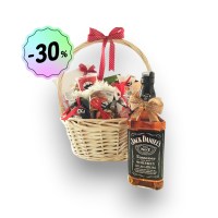 Корпа со виски „За големи подвизи“ - Празничен подарок